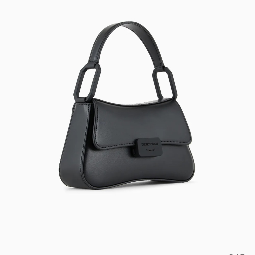 ARMANI Leather baguette shoulder bag with strap BRAND NEW WITH TAGS - Picture 2 of 3